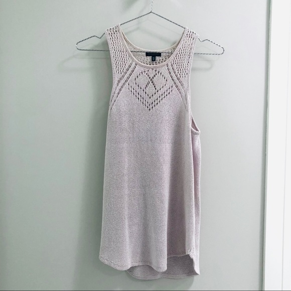 Soft Lilac Knit Tank Sz Small - Picture 1 of 5